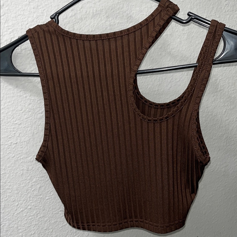 SHEIN Chocolate Brown Top